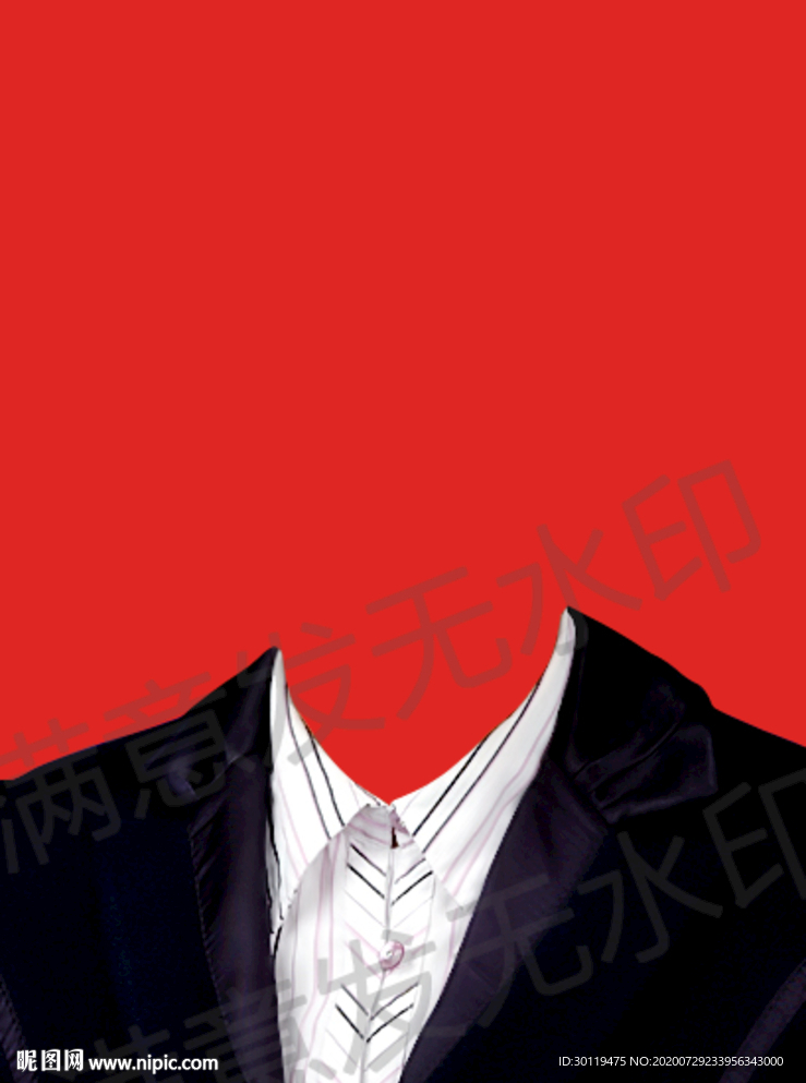 女性证件照西装