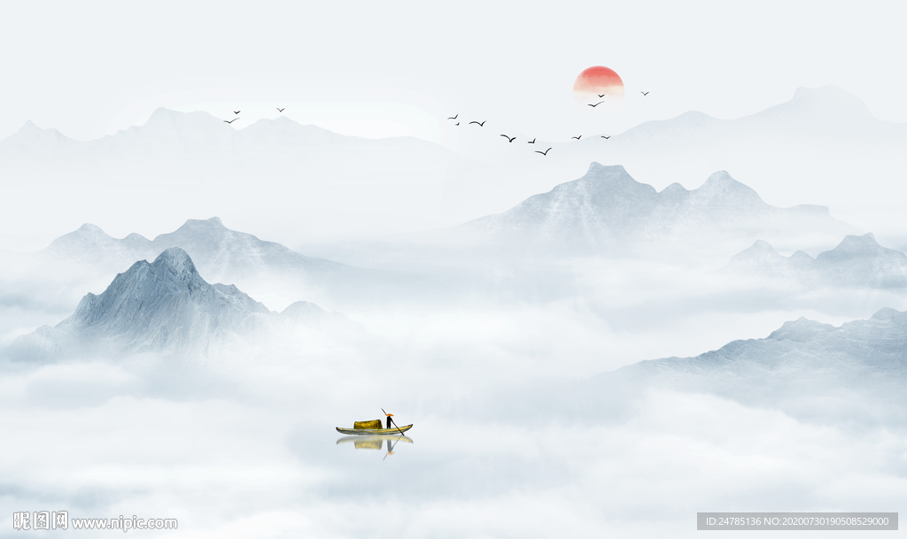 意境山水画