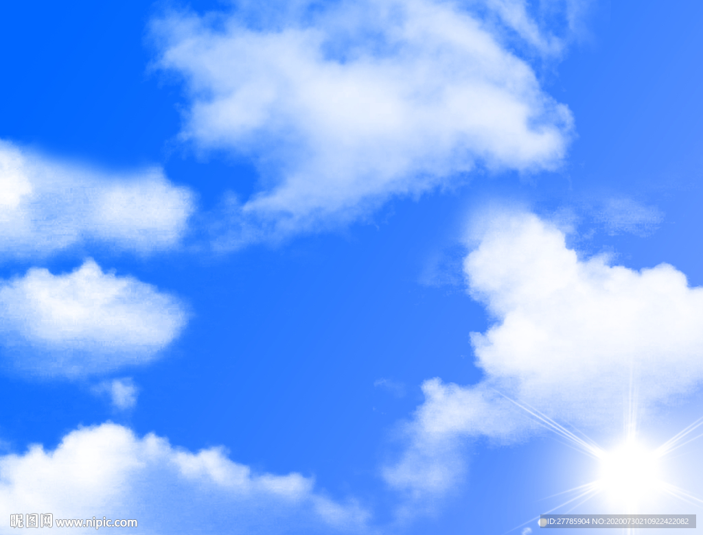 蓝天白云