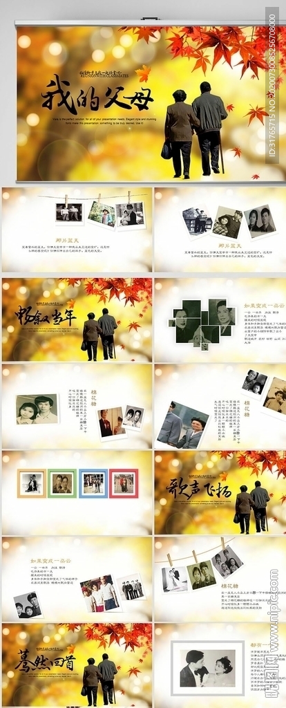 关爱空巢老年人生活重阳节PPT