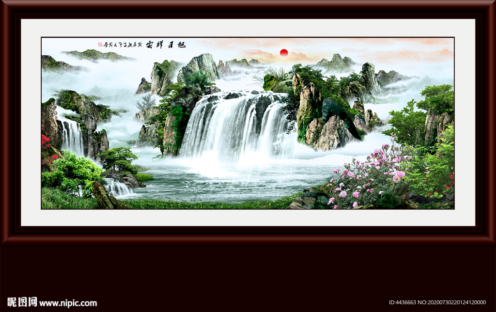 山水画 水墨山水画 意境山水画