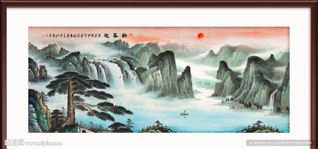 山水画 水墨山水画 意境山水画