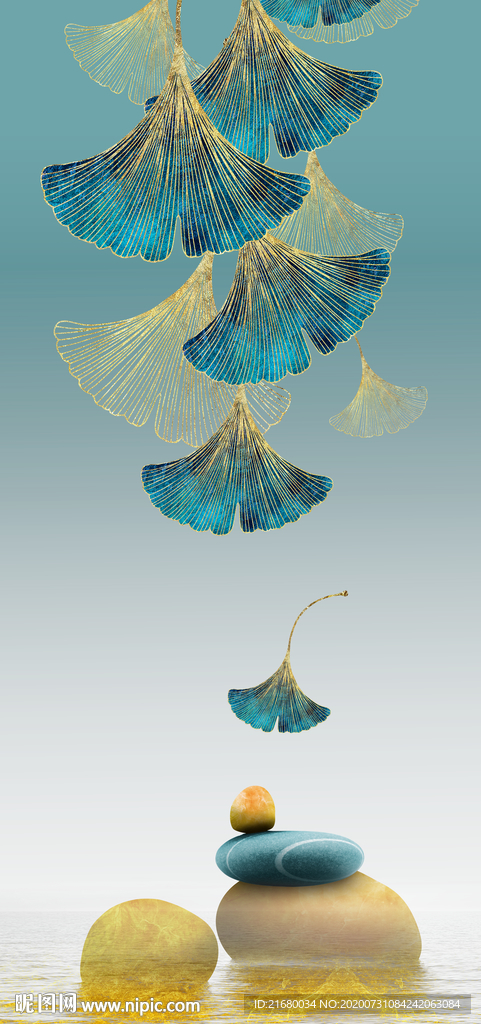 新中式玄关装饰画