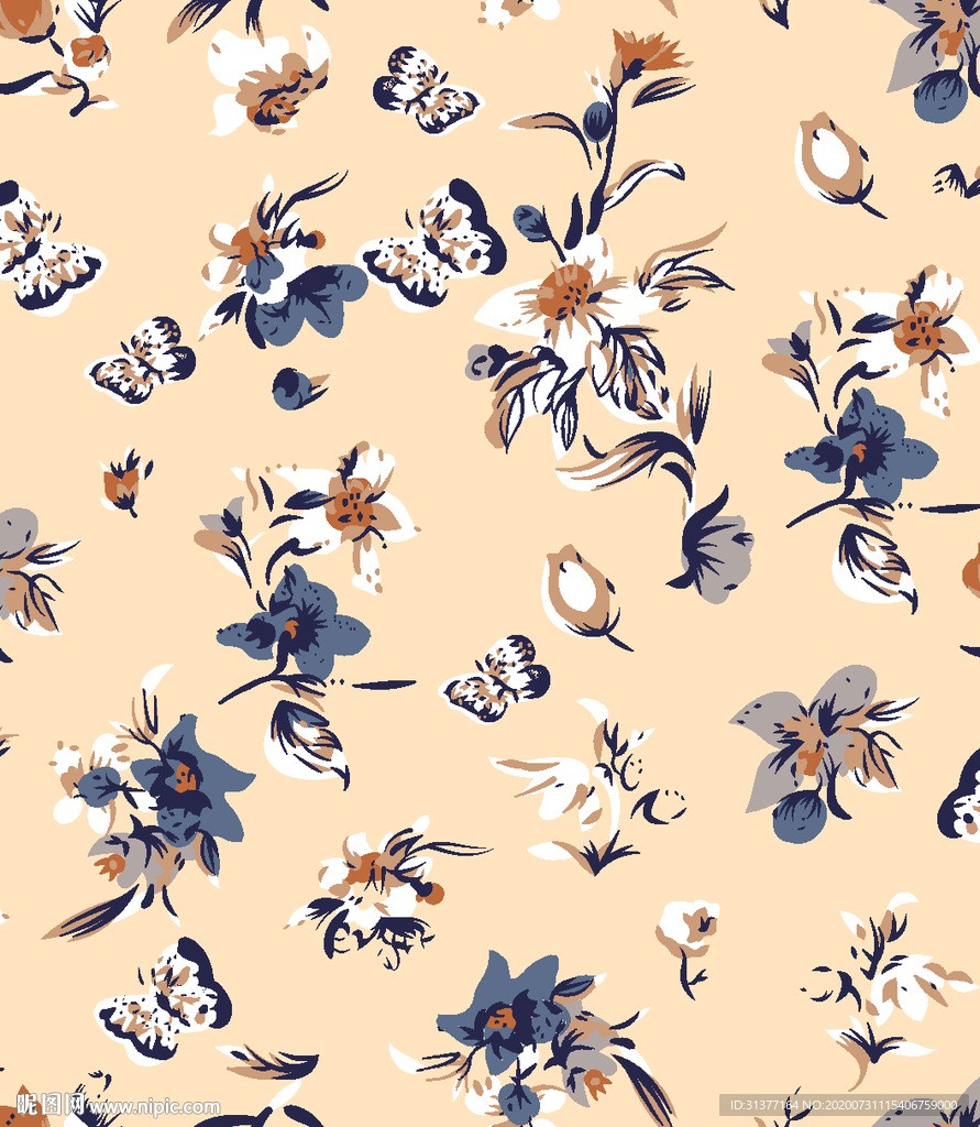 服装数码印花图案