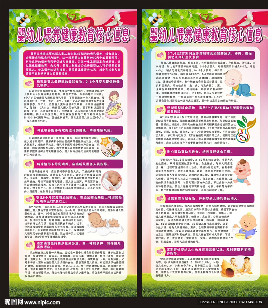婴幼儿喂养健康教育核心信息