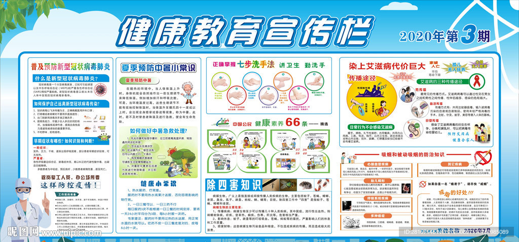 健康宣传栏2020年第4期