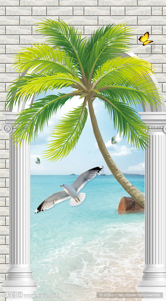 现代简约客厅玄关设计