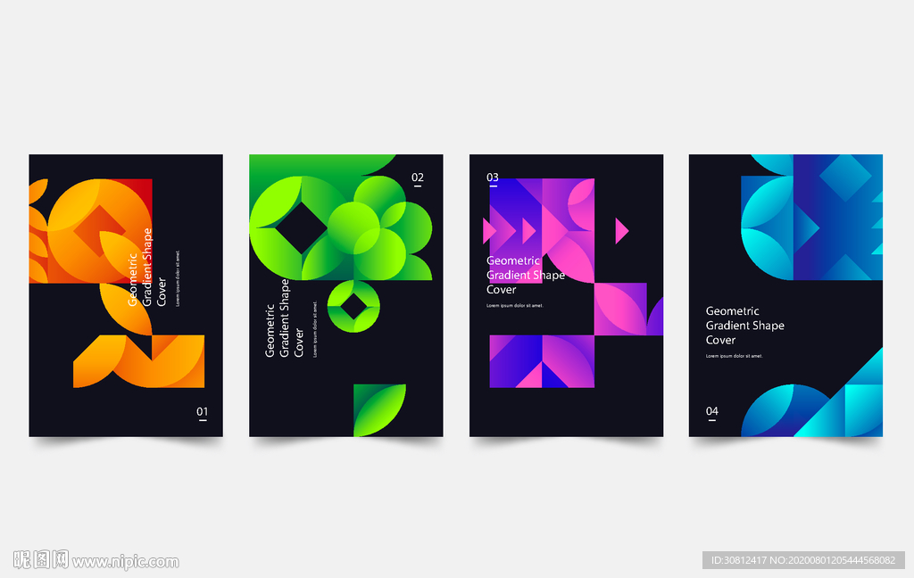 炫彩背景 企业会议 会议展板