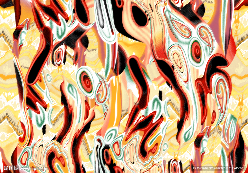 个性泥点印花图案