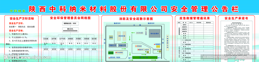 企业安全管理公告栏