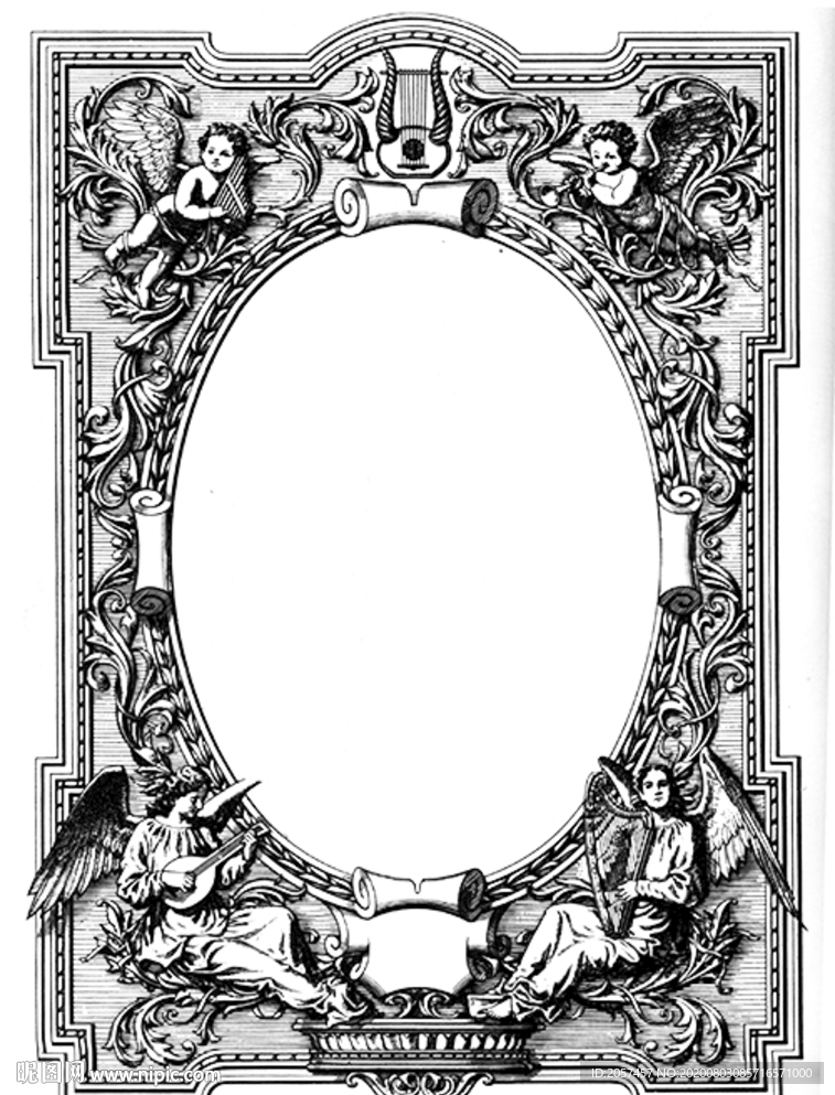 精美欧式边框花纹