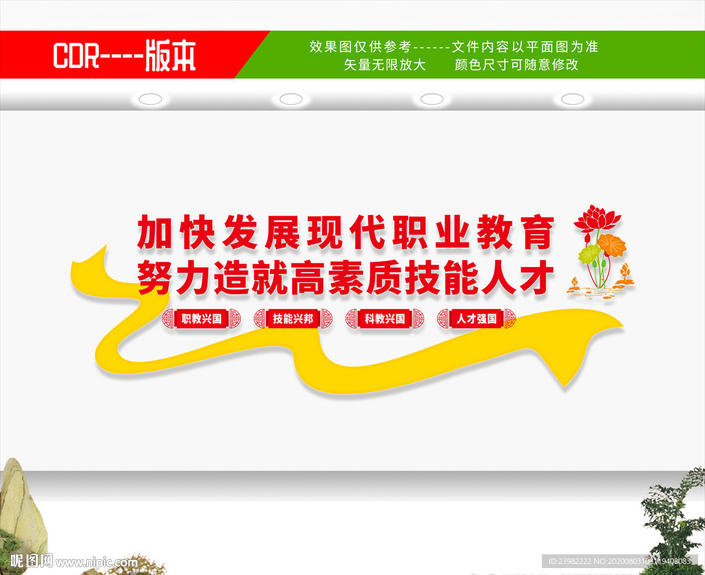 职业教育文化墙