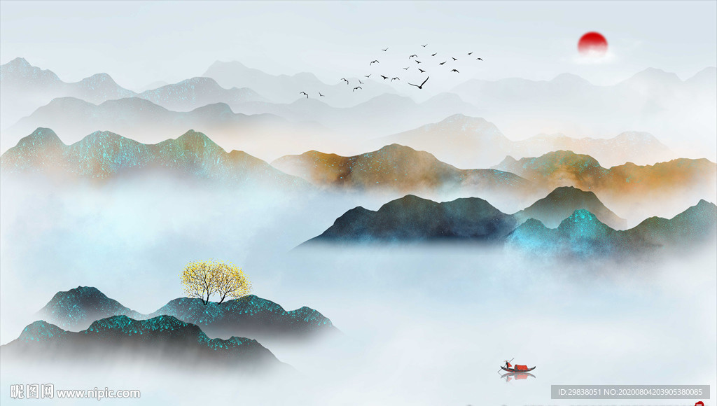 水墨山水