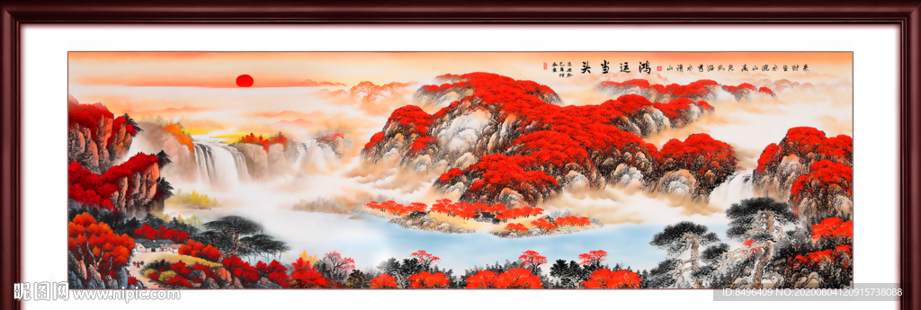 山水画 水墨山水画 意境山水画