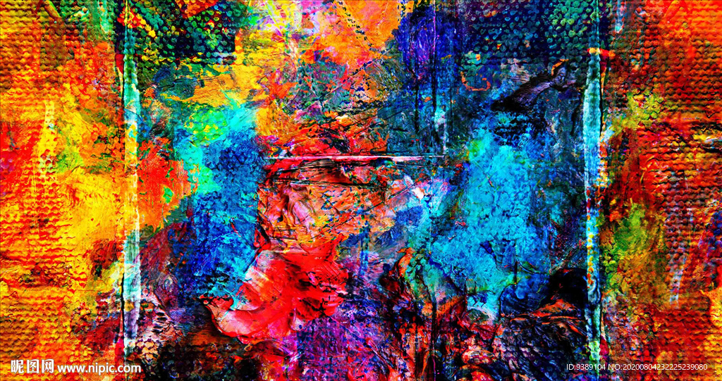 抽象油画