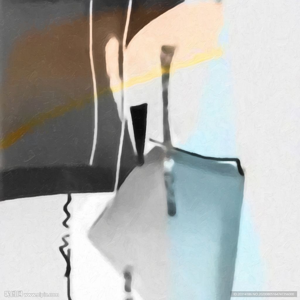 抽象油画