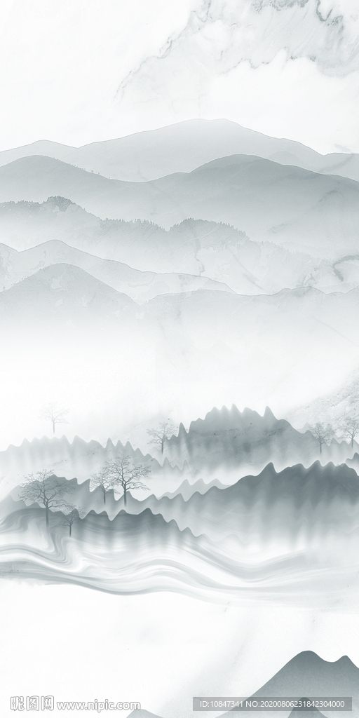 高档轻奢唯美玄关 TIF分层