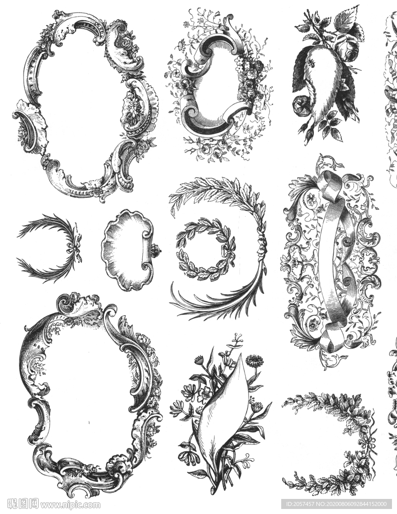 欧式花纹 葡萄酒纹饰