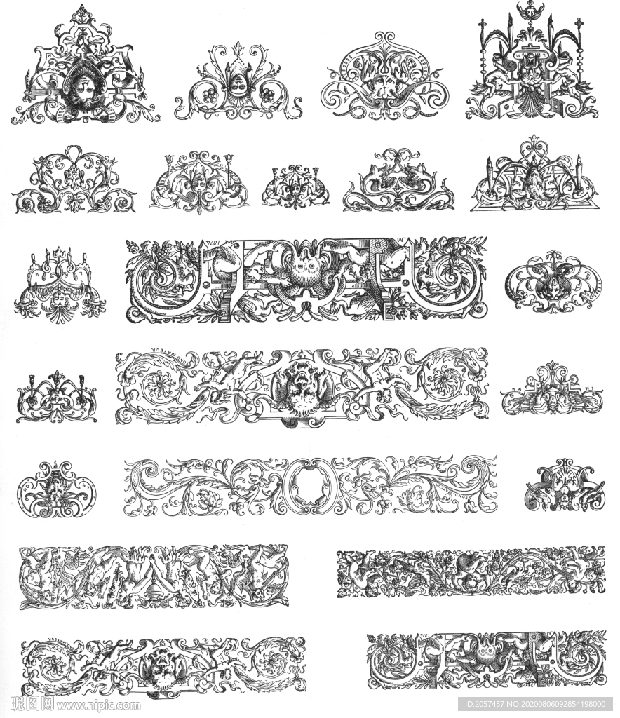 欧式花纹 葡萄酒纹饰