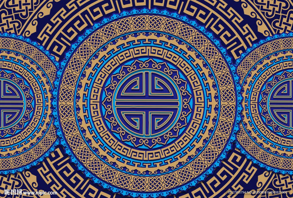 中式花纹