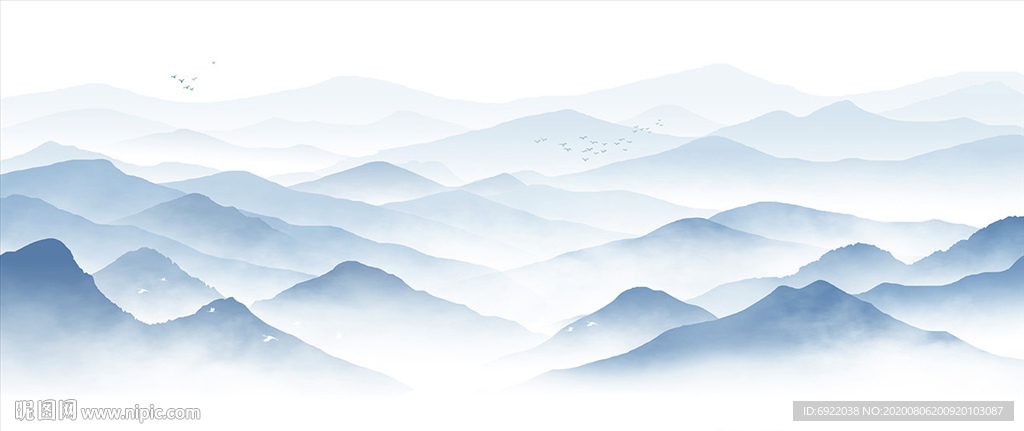 水墨山水画