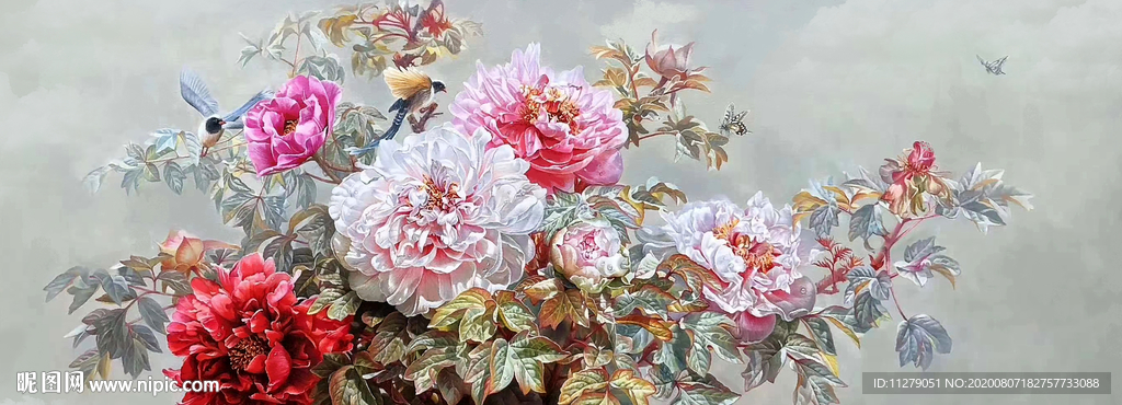 花卉油画