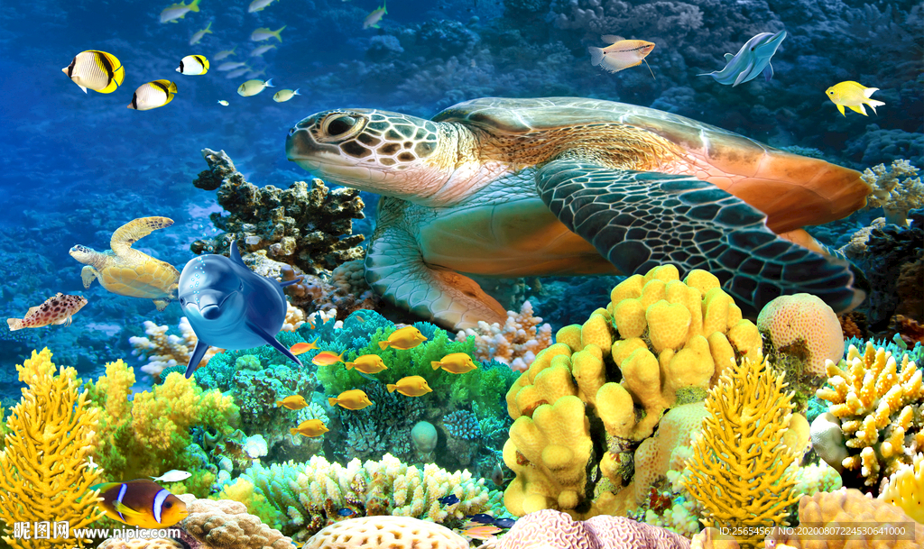 海底世界背景墙