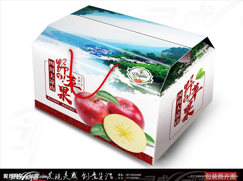 野生苹果手提盒