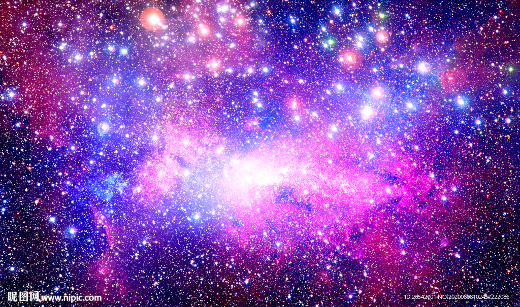 紫色星空