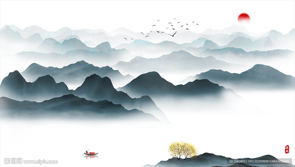 水墨山水