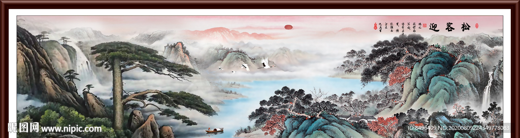山水画 水墨山水画 意境山水画