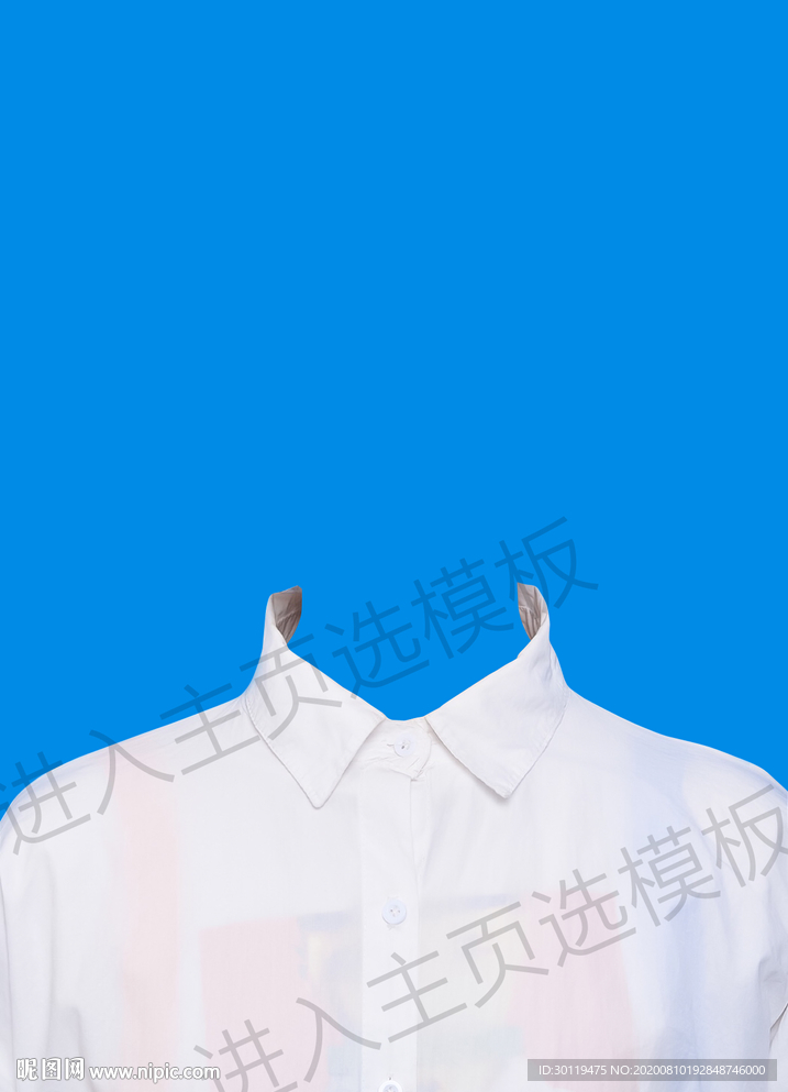 证件照白衬衫