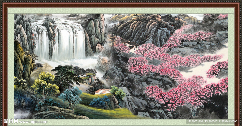 聚宝盆山水