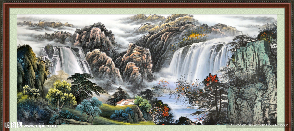 聚宝盆山水