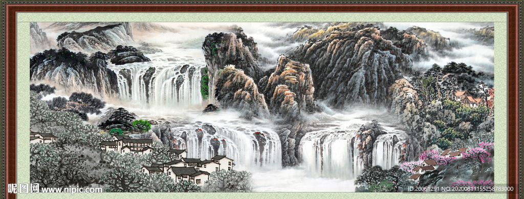 聚宝盆山水