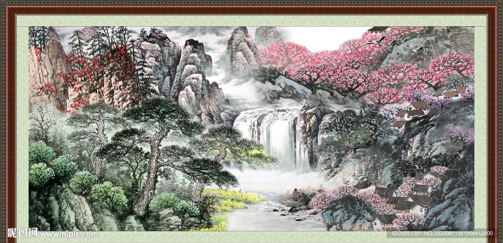 聚宝盆山水