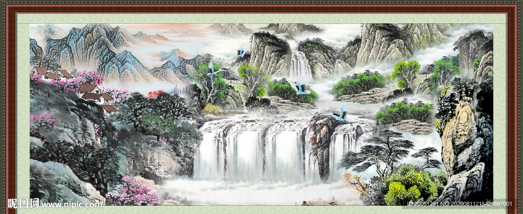 山水风景图