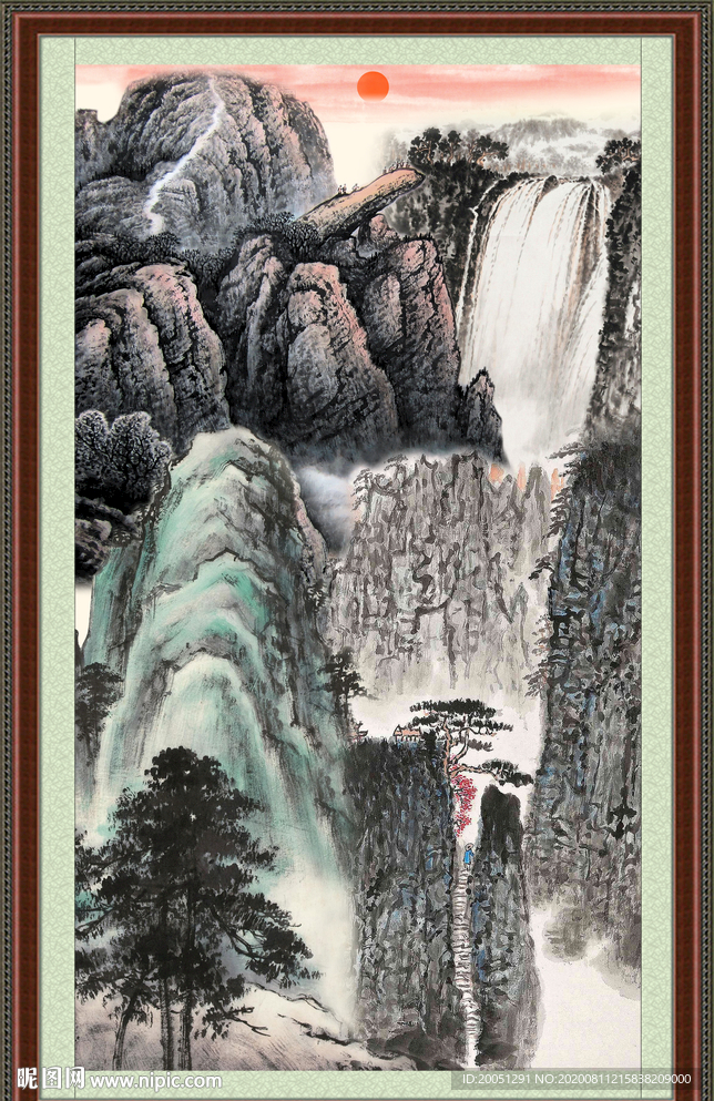 聚宝盆山水