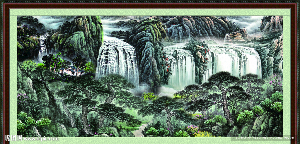 聚宝盆山水