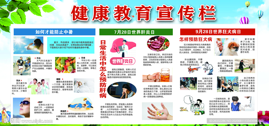 健康教育宣传栏