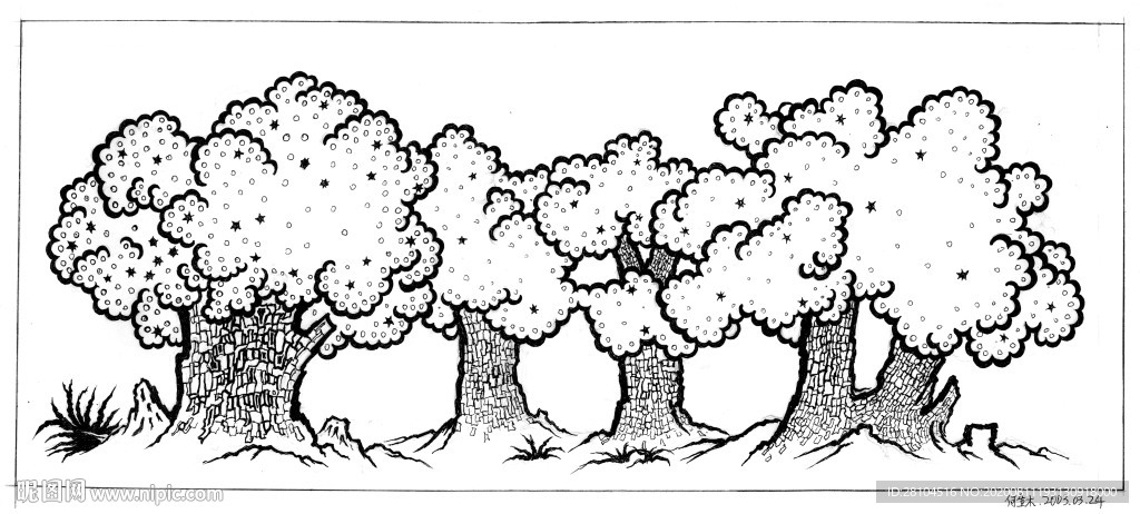 树木图案