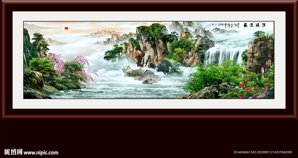 山水画 水墨山水画 意境山水画