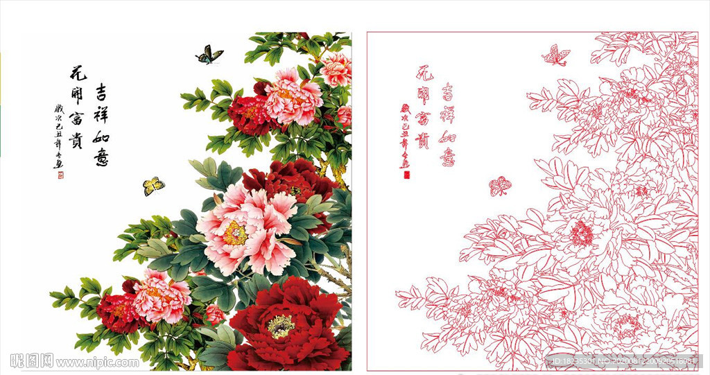 牡丹 花开富贵