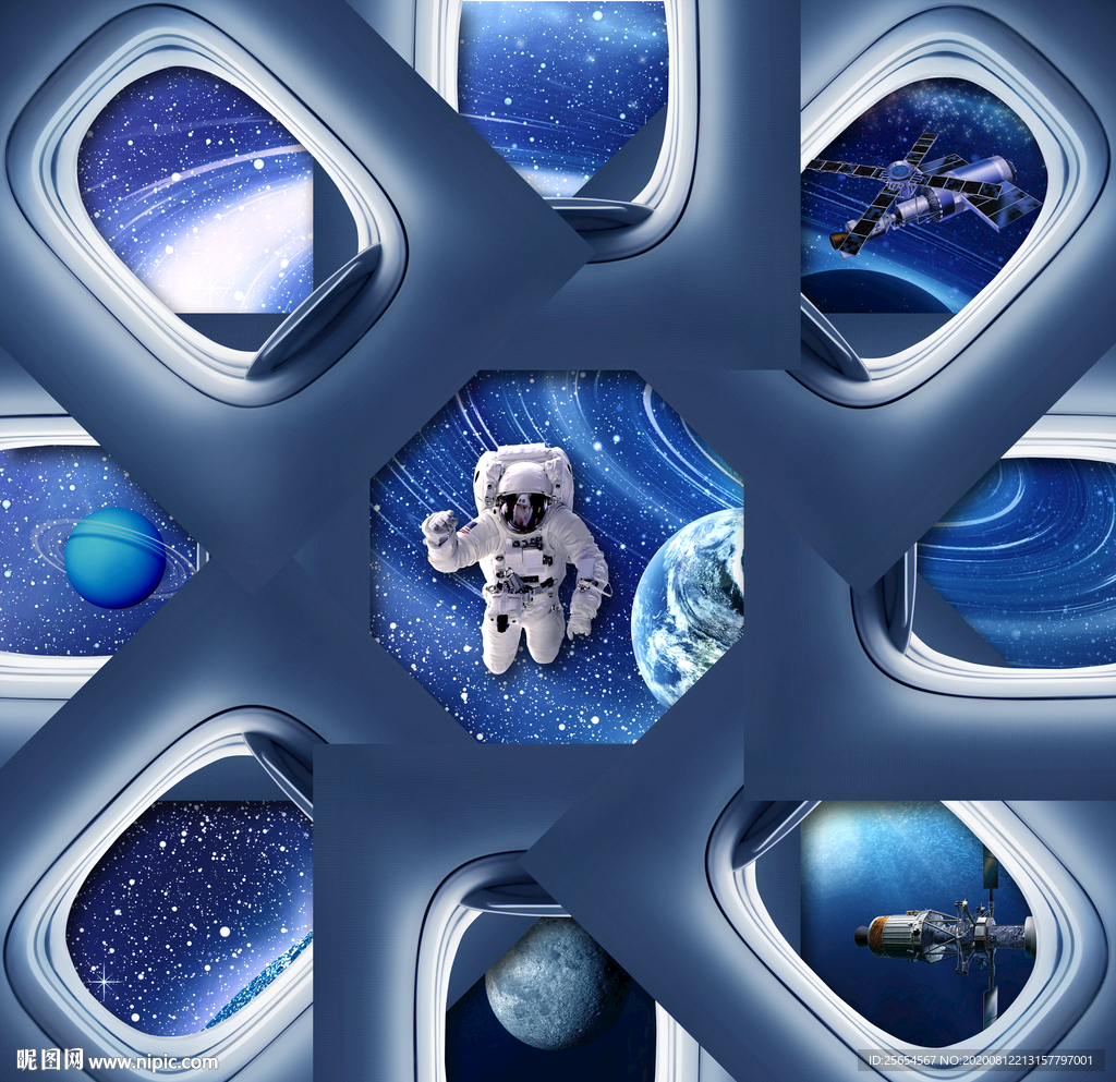 宇宙天顶吊顶壁画