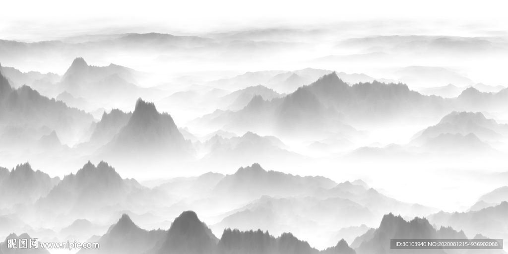 禅意水墨山水