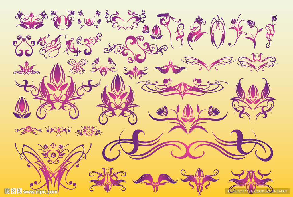 欧式边框 欧式花边 欧式底纹