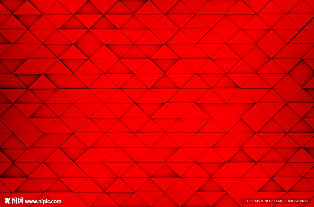 红色三角背景