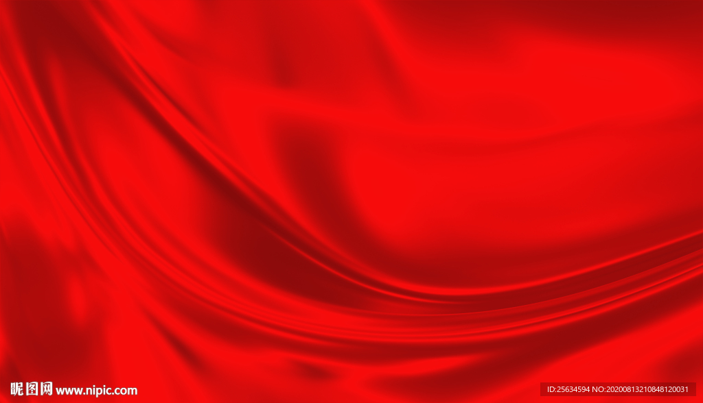 红色丝绸背景
