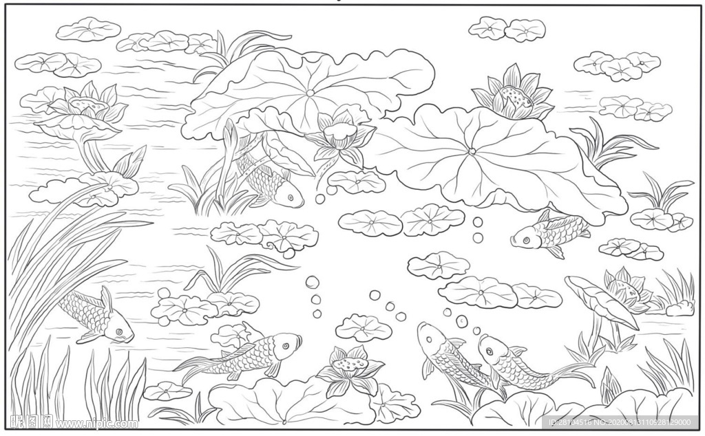 白描水族
