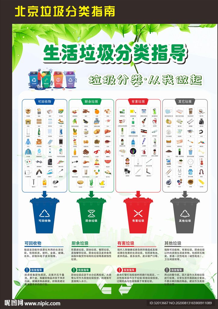 北京垃圾分类指导